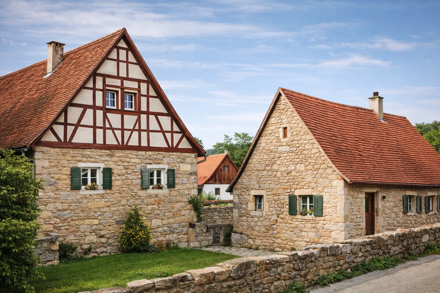 Traditionelle Bauweise
